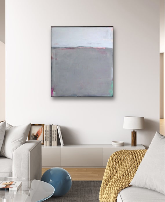 Landscape painting as commission - art to dream into - commissioned abstract painting
