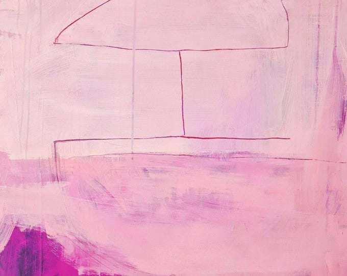 Short summer breeze - commissioned abstract painting