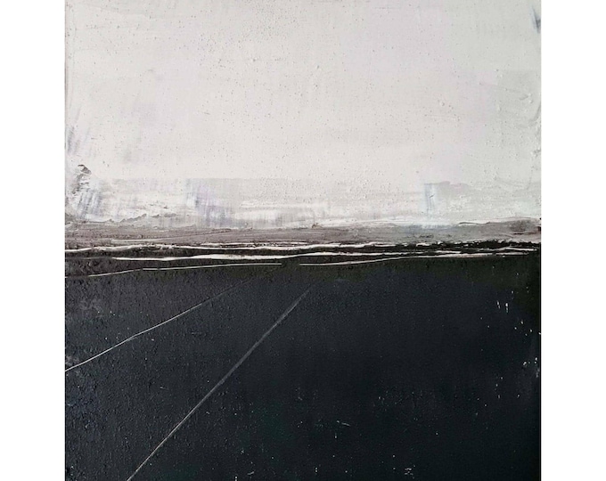 Black and white paintings - Life for small corners: Original - Unique piece to dream about - Commissioned abstract painting