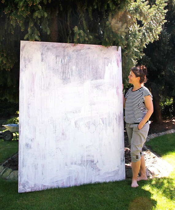 Bilderweiss large - Silent Walk - Commissioned abstract painting