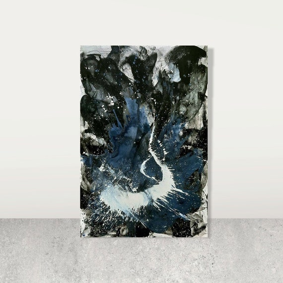Pictures black mkt white in large - commission painting abstract