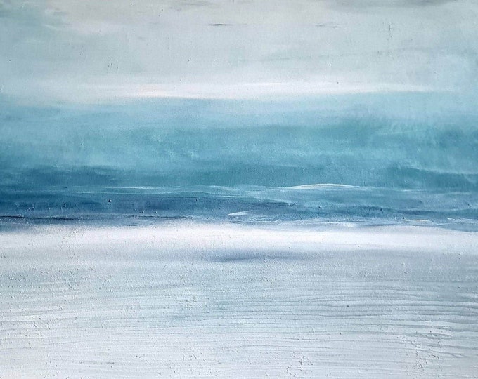 North Sea and Baltic Sea atmosphere in pictures: Walks - commissioned abstract paintings