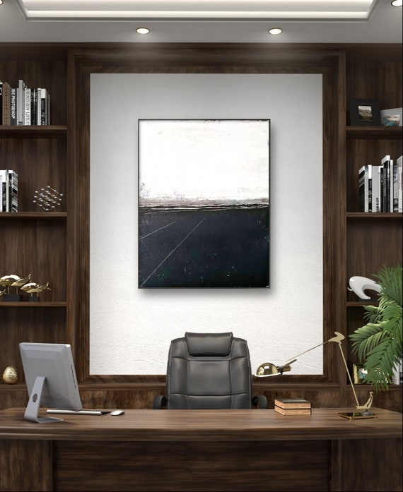 Black and white pictures - life for small corners: original - unique to dream about - commissioned painting abstract