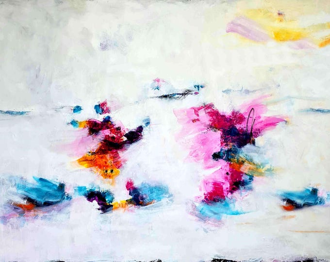 Love Dance - Commissioned abstract painting