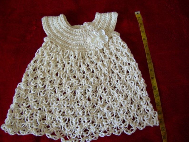 Heirloom Crochet Baby's Dress Set Made to Order | Etsy