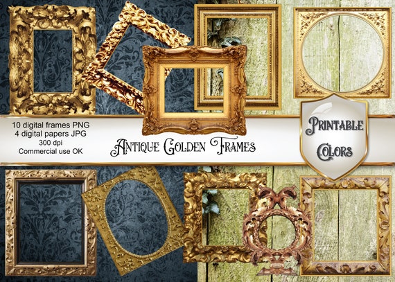 marcos dorados vintage marcos dorados vintage