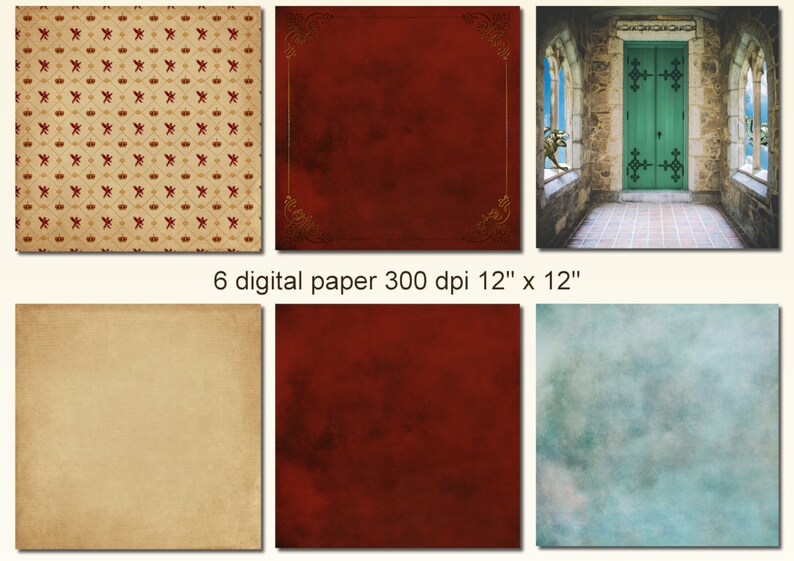 Kings Queens Clipart, Digital Download, Crown Clip Art, Scrapbook