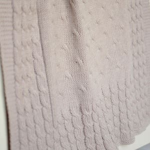 Hand Knit Wool Baby Blanket Knit Newborn Blanket - Etsy