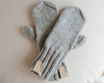 Merino Wool Gloves Heather Grayish Color Hand Protection!!! Warm and Soft Sheepskin Mittens for Women Light Accessories Gloves & Mittens Winter Gloves Thick Wool Warm Hand 