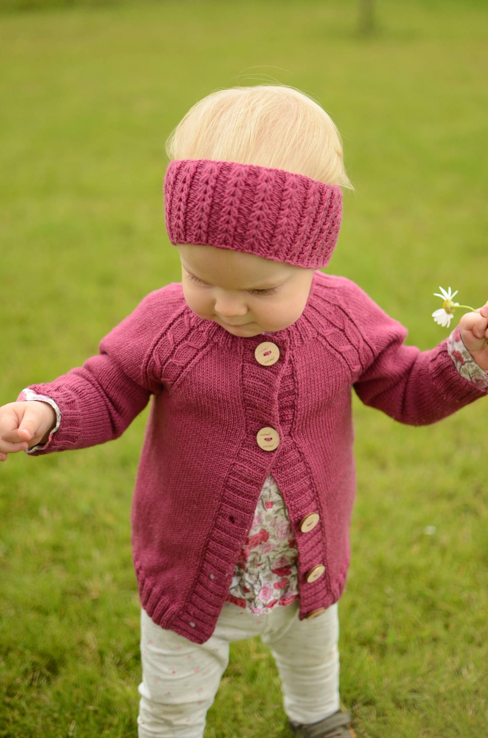 Hand Knitted Baby Cardigan Baby Girl Knit Cardigan Toddler Etsy