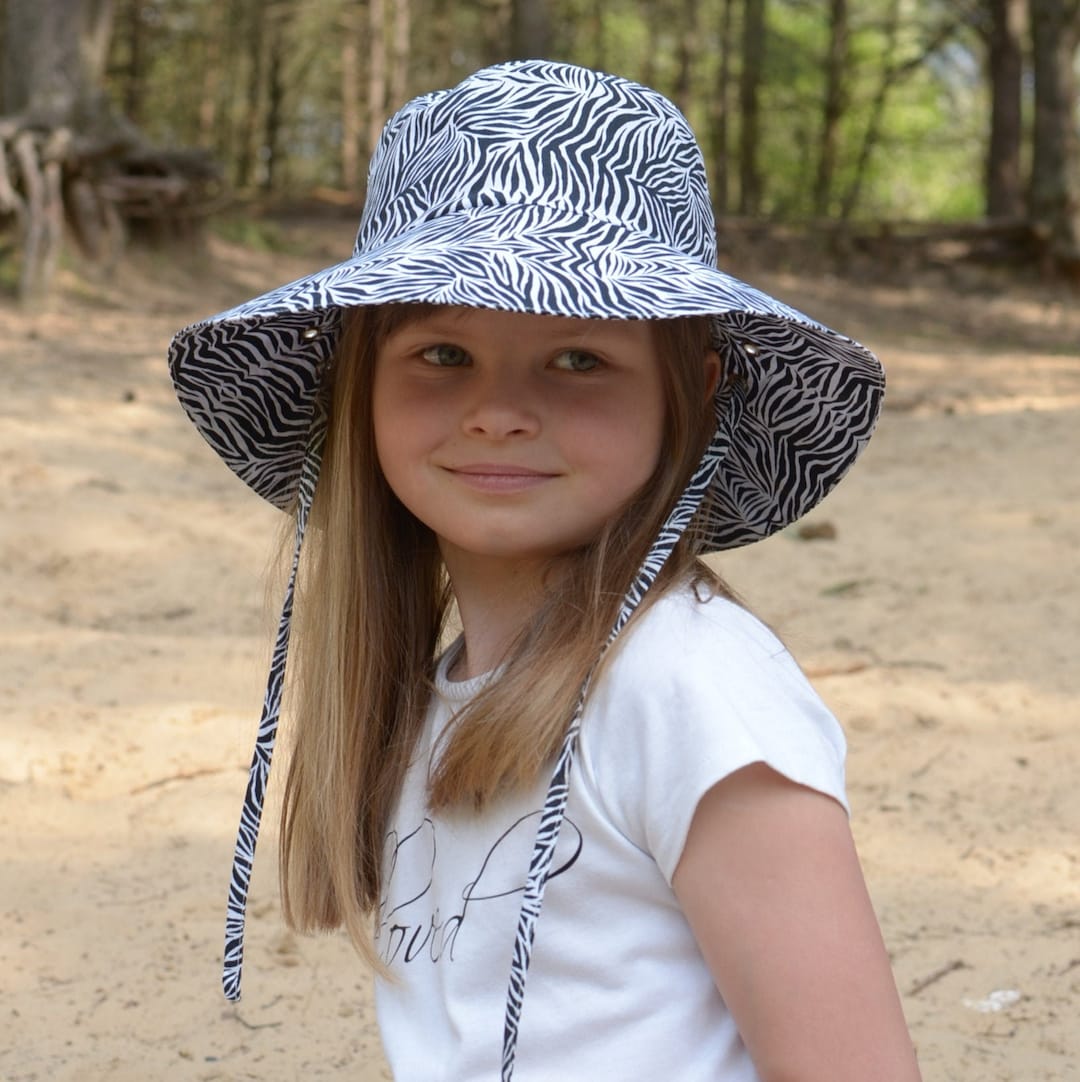 Chapeau d ete pour petite fille chapeau en coton pour fille chapeau de soleil pour petite fille chapeau de plage en coton pour fille chapeau de vacances d ete pour fille chapeau de soleil a bord large...