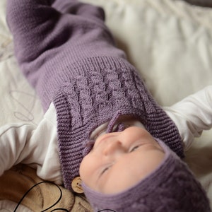 Hand Knit Baby Overalls, Knitted Baby Girl Dungarees, Baby Girl Pants, Knit Baby Leggings, Baby Girl Romper, Baby Girl Jumpsuit, Photo props