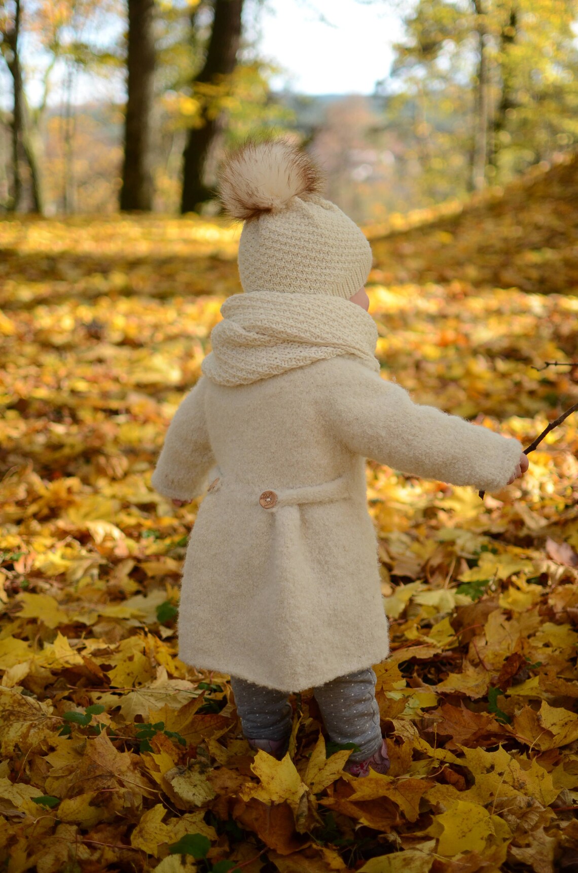 White Toddler Girl Coat Wool Toddler Girl Jacket Baby Girl Etsy