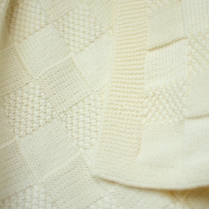 Baby Blanket Knitting Pattern, Knit Baby Blanket Pattern in English image 4