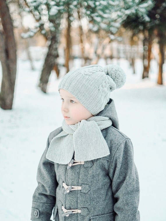 Scarpe Bimbo Magla Pom Pom Berretto Cappello Donne Nverno Banco