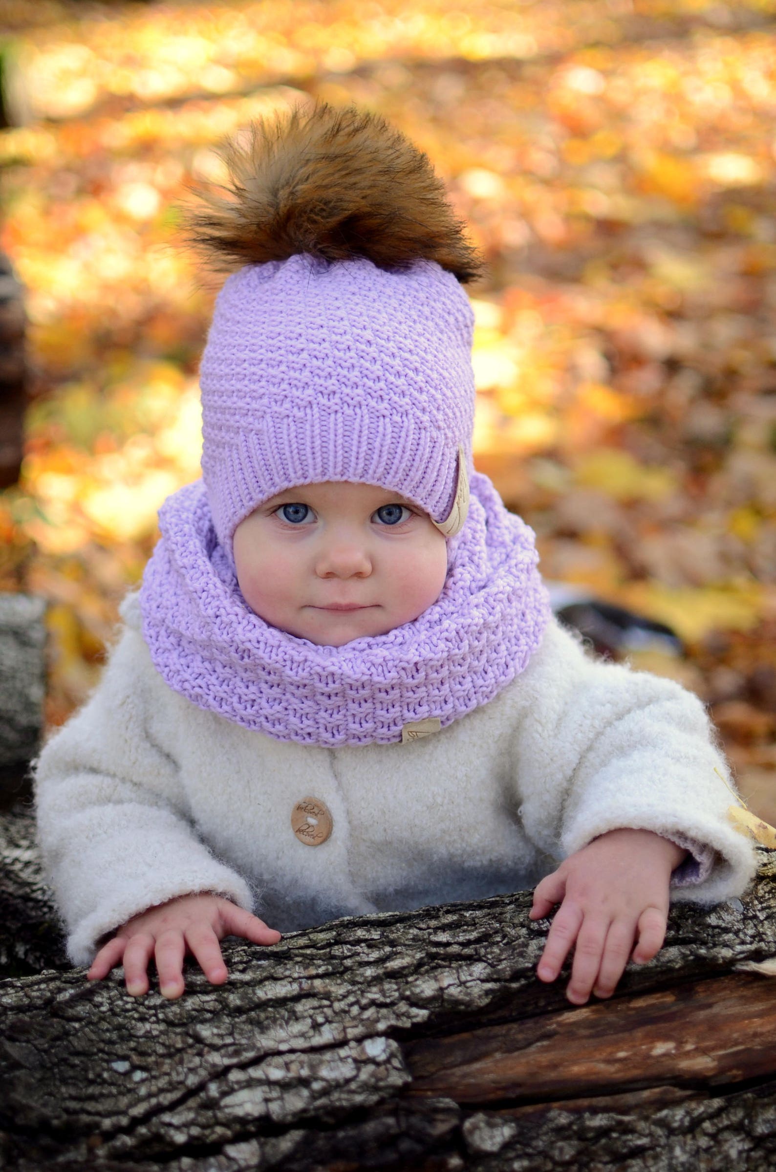 Baby Girl Winter Hat Toddler Girl Winter Hat Knitted Girls Etsy España