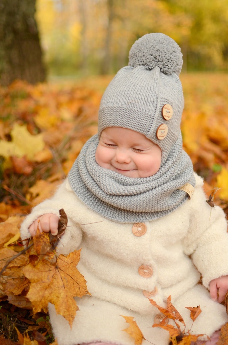 Baby Toddler Boy Children Kids Warm Winter Acrylic Hat Cap Beanie 2-4 Years