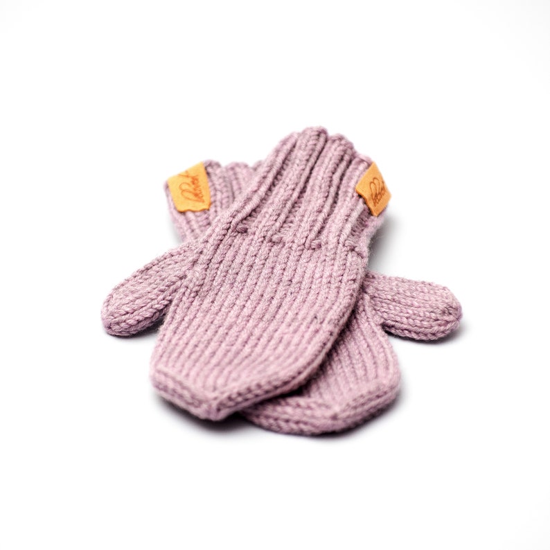 Knitted Mittens for Girl Knit Toddler Mittens Etsy
