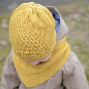 Baby Boy Knit Hat, Winter Toddler Boy Beanie, Kids Beanie, Knitted Toddler Hat, Knit Boys Hat, Merino Wool Hand Knitted Hat image 3