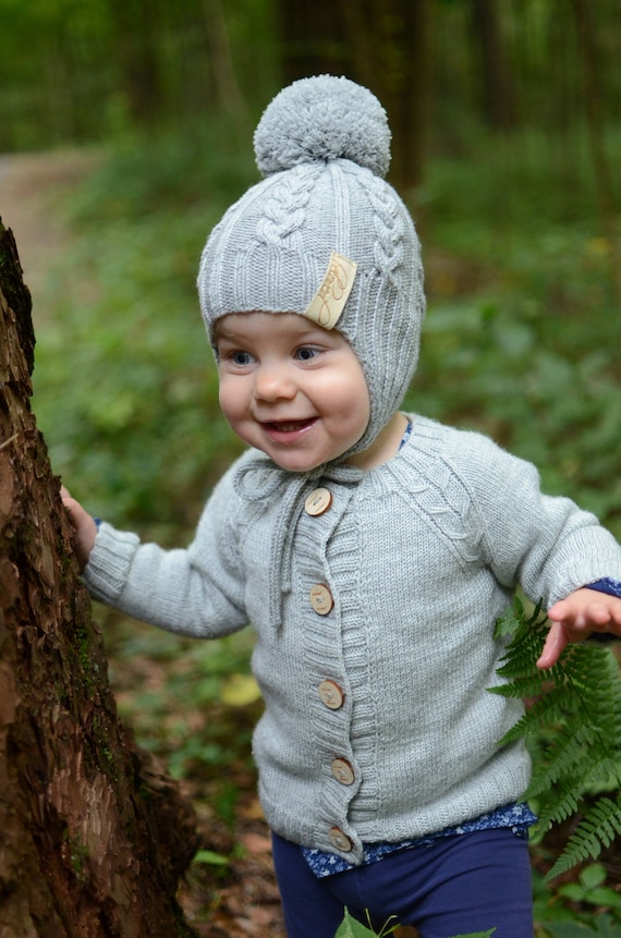 Buy Hand Knitted Baby Cardigan Grey Merino Wool Baby Girl Cardigan Hand Knitted Baby Clothes Toddler Girl Cardigan Knit Baby Girl Sweater Online in India Etsy