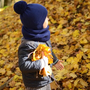 Toddler Boy Winter Hat With Pompom image 4