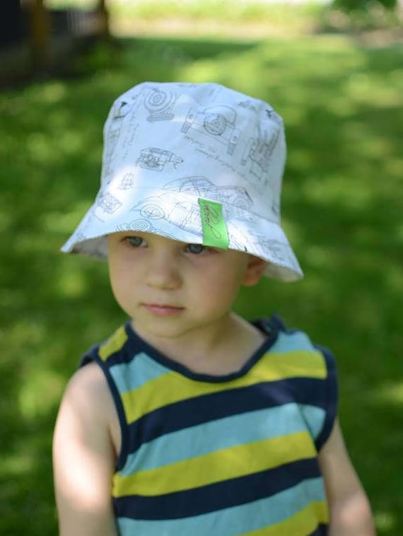 baby boy bucket hat with strap