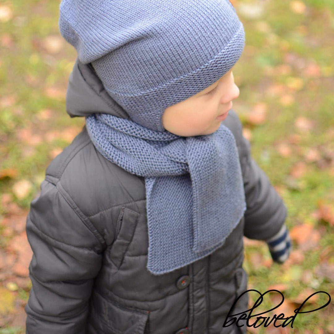 Pekkadillo Anekdote Neem een ​​bad Kinderen Gebreide Sjaal Merino Wol Peuter Sjaal Gebreide - Etsy België