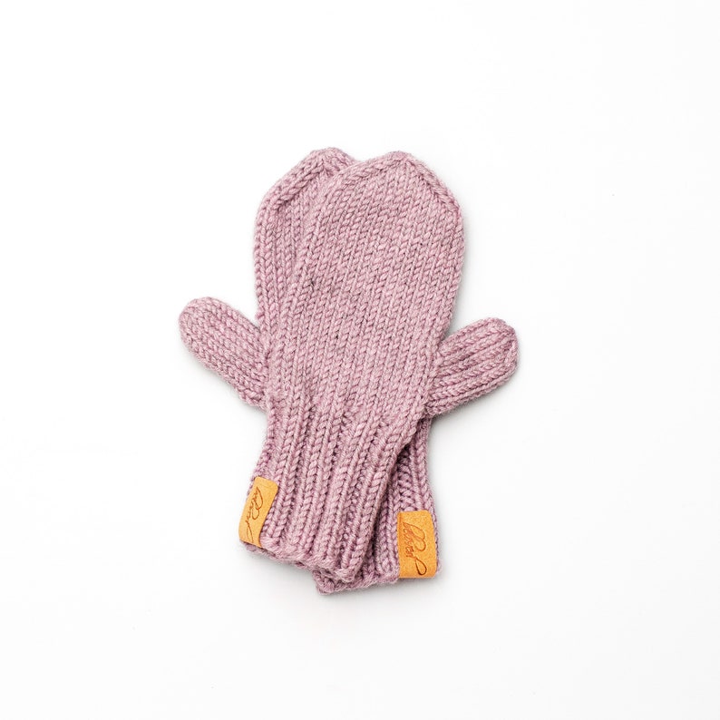 Knitted Mittens for Girl Knit Toddler Mittens Etsy