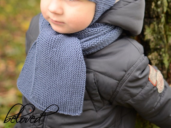 Pekkadillo Anekdote Neem een ​​bad Kinderen Gebreide Sjaal Merino Wol Peuter Sjaal Gebreide - Etsy België