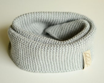 Knitted Girls Winter Scarf, Knitted Boys Infinity Scarf