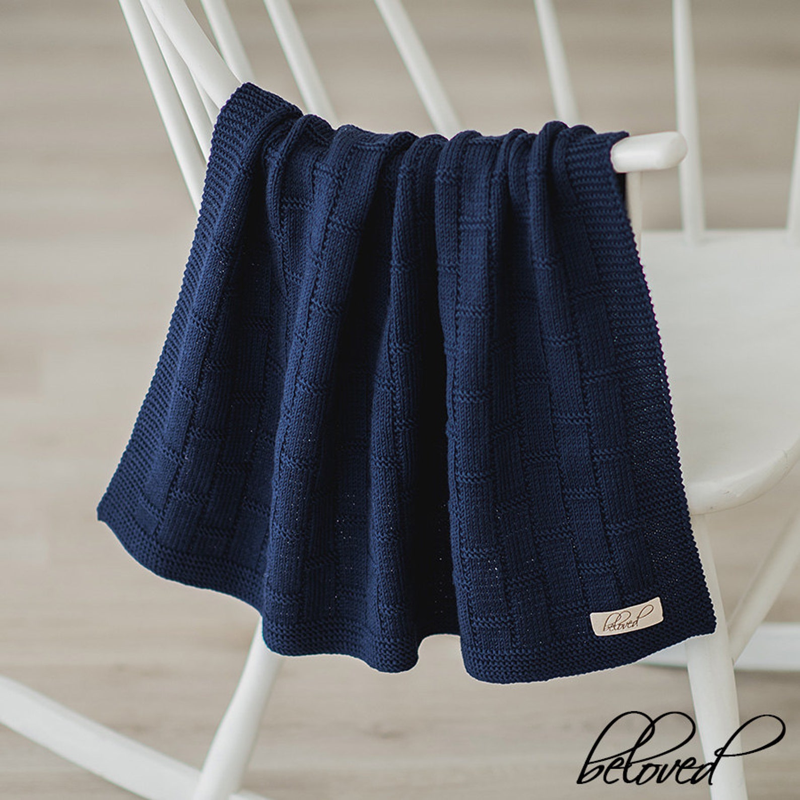 Baby Blanket Knitting Pattern in English Baby Blanket Etsy