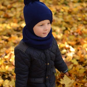 Toddler Boy Winter Hat With Pompom image 7