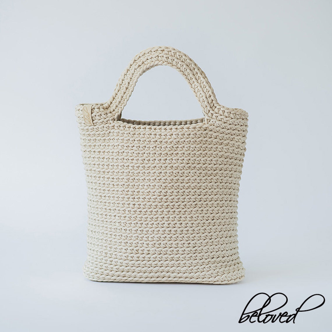 Handmade Bag Crochet Handbag Crochet White Shoulder Bag | Etsy