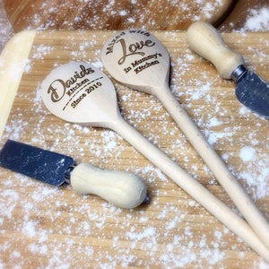 Personalised &#39;Kitchen&#39; Wooden Spoon