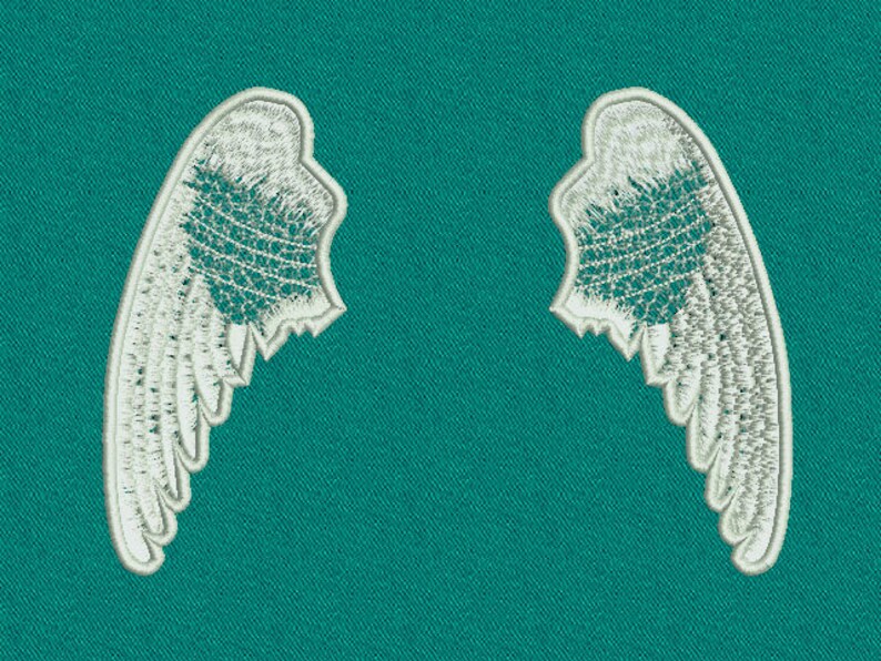Angel Wings/ Wings Machine Embroidery Design Digital INSTANT | Etsy