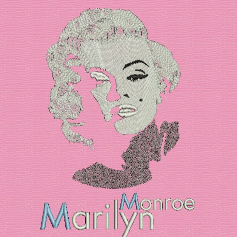 marilyn monroe pes embroidery design marilyn monroe pes embroidery design
