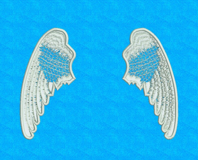 Angel Wings/ Wings Machine Embroidery Design Digital INSTANT | Etsy