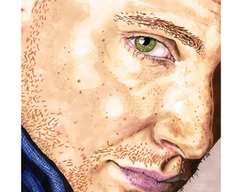 Dean Winchester - Supernatural, Art Print, Giclee Print