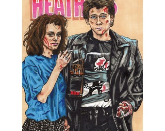 Heathers - 80's Film, Art Print, Giclee Print