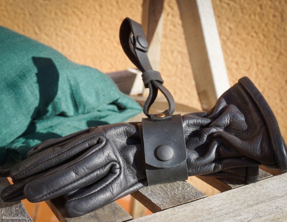 Gardien de ceinture universel en cuir, Gardien de chapeau décharpe de gant  de ceinture en cuir, Sangle de gant en cuir, Porte-écharpe en cuir, Porte- gants daccessoires de sac -  France