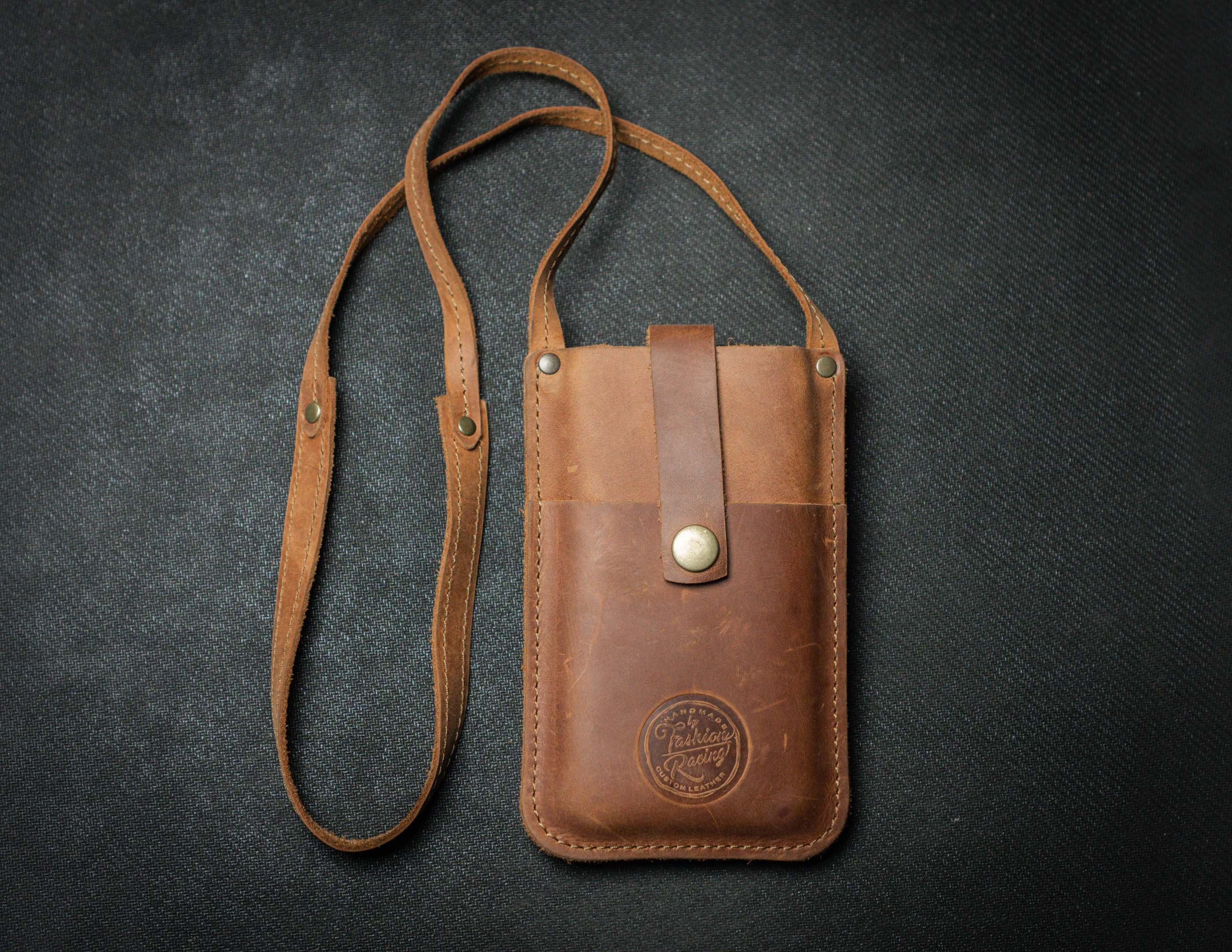 Brown Leather Crossbody Bag Phonephone Case With -  Norway