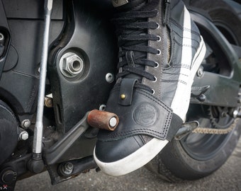 Motorcycle Shifter Boot Protector, Keep your left boot free of wear, shifter leather boot protector, shoes leather protector, boot protector