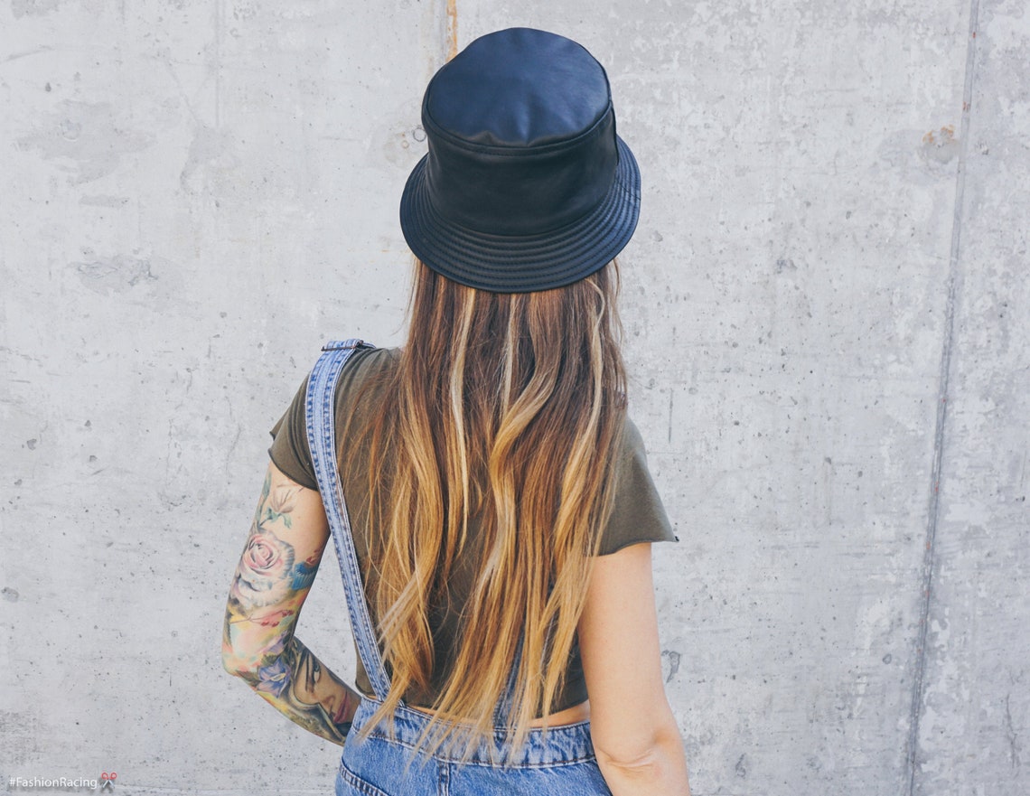 Palmer Leather Bucket Hat main image 1
