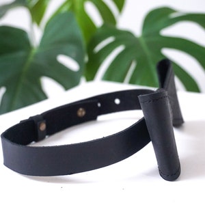 mens leather bow tie