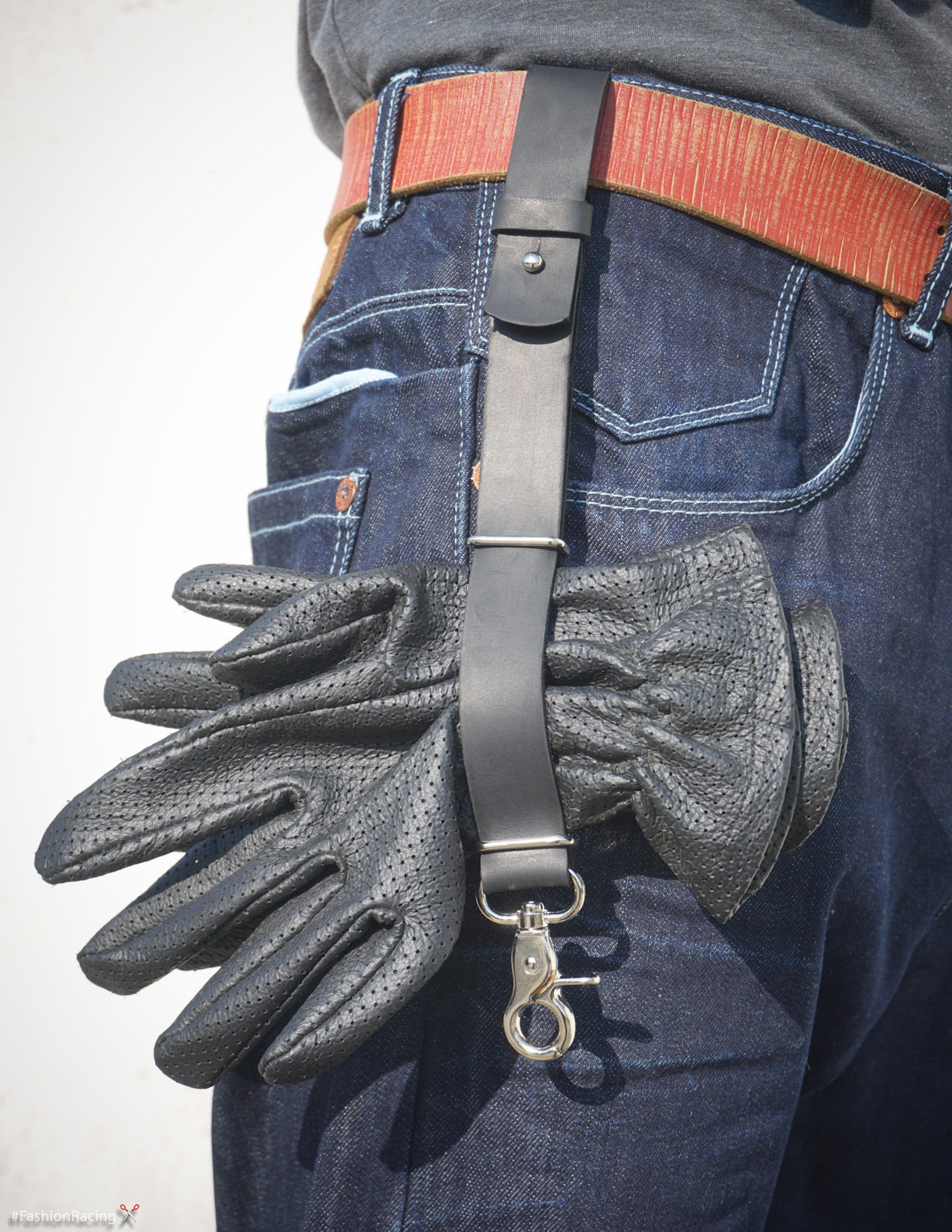 Personalized Leather Glove Keeper Leather Belt Glove Keeper Etsy