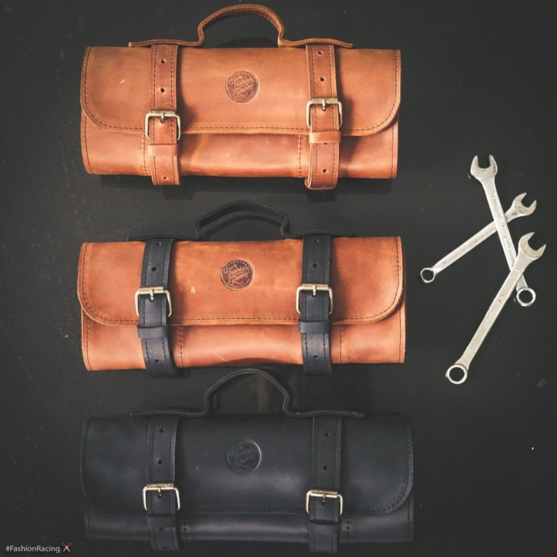 leather motorcycle tool bag