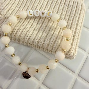 ICONIC LOVE all white Bracelet by April & Cloud