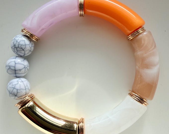 Cloud Candy Acrylic Bangle