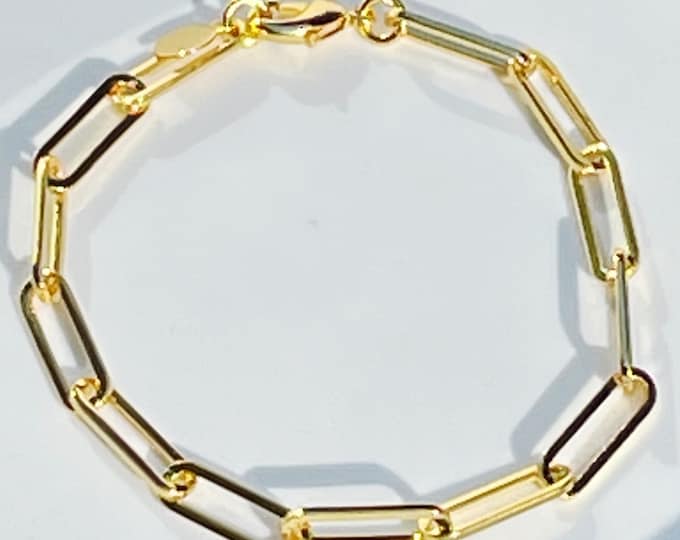 Link bracelet SOLEA gold stainless steel