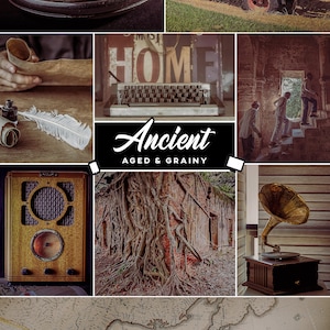 Ancient Lightroom Presets〔 Mobile Lightroom Preset and Desktop Included 〕Digital Photo Enhacement